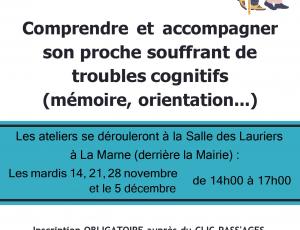 Comprendre et accompagner son proche souffrant de troubles cognitifs
