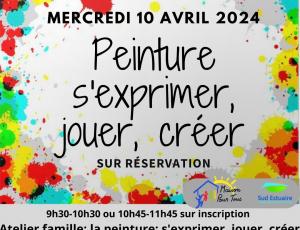 Atelier famille, peinture: s'exprimer, jouer, cr�er