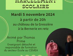 Conf�rence sur le harc�lement scolaire