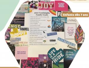 Vision board familial