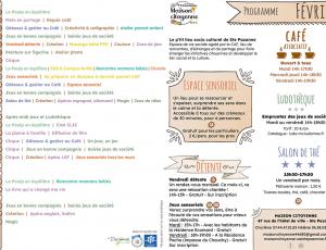 Programme du mois de février