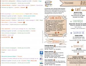 Programme du mois d'avril