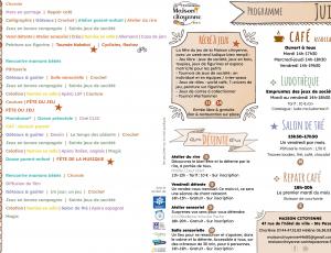 Programme du mois de juin