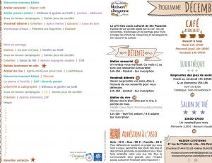 Programme du mois de novembre