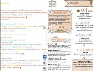 Programme du mois de mai