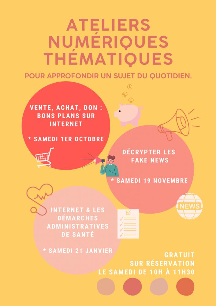 Atelier numérique thématique Atelier numérique thématique