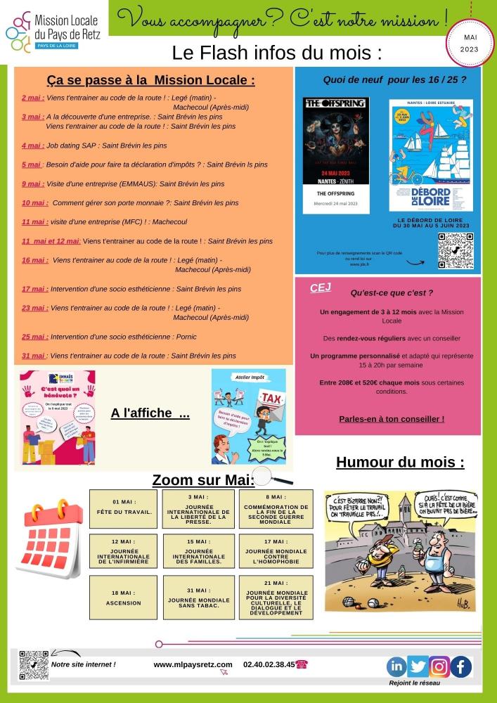 Flash infos : jeunes 16/25 ans ! Flash infos : jeunes 16/25 ans !