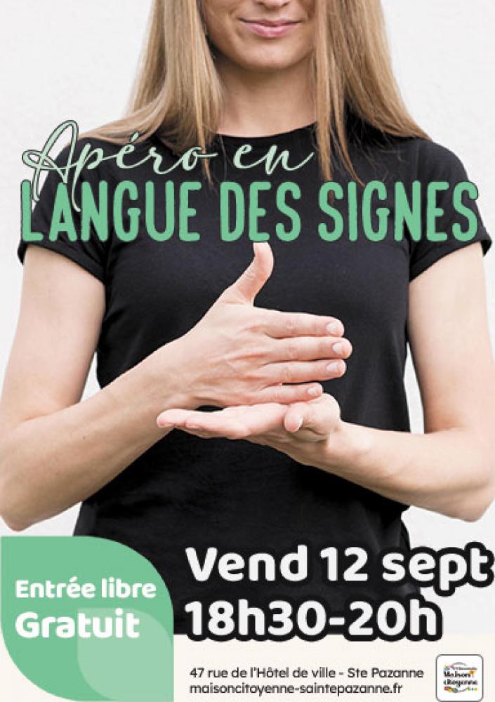 Apéro en langue des signes Apéro en langue des signes
