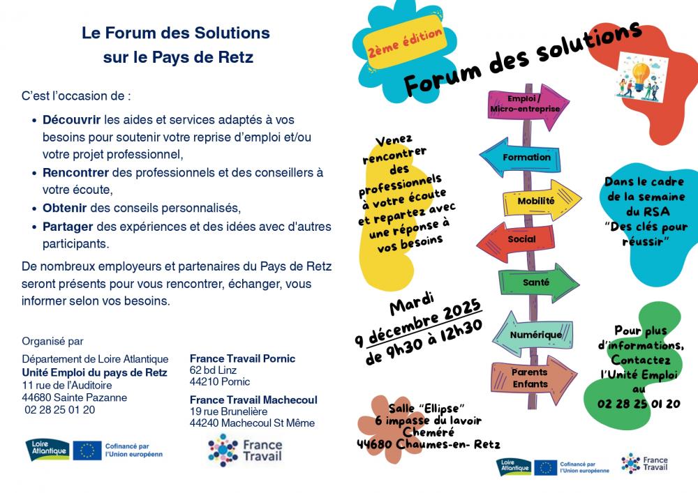 FORUM DES SOLUTIONS 2 eme édition FORUM DES SOLUTIONS 2 eme édition