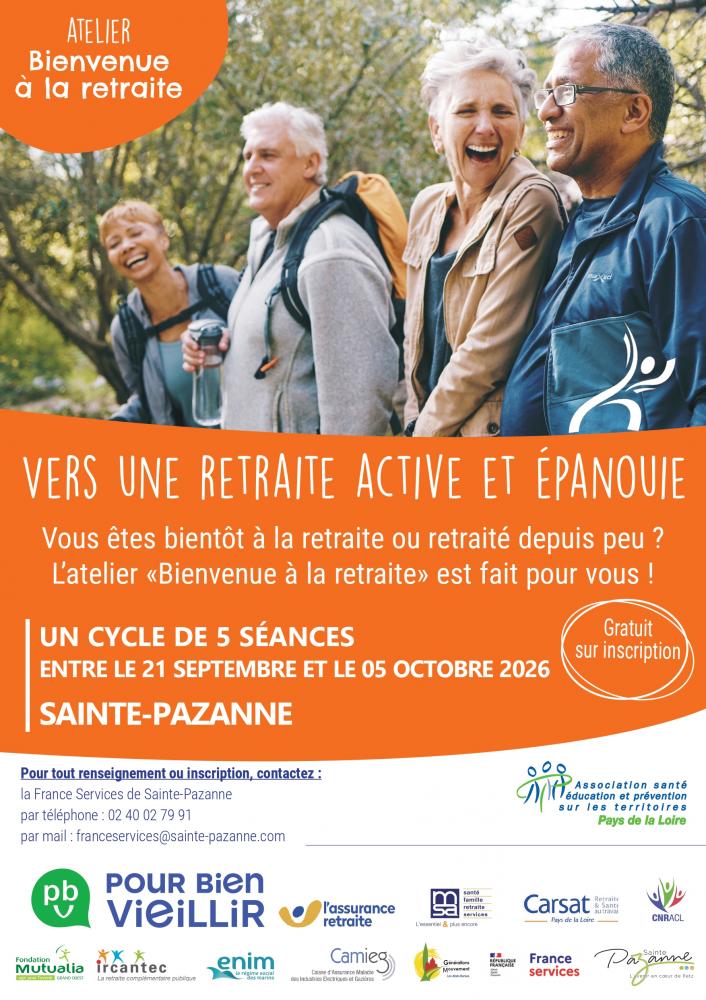 Atelier Bienvenue à la Retraite Atelier Bienvenue à la Retraite