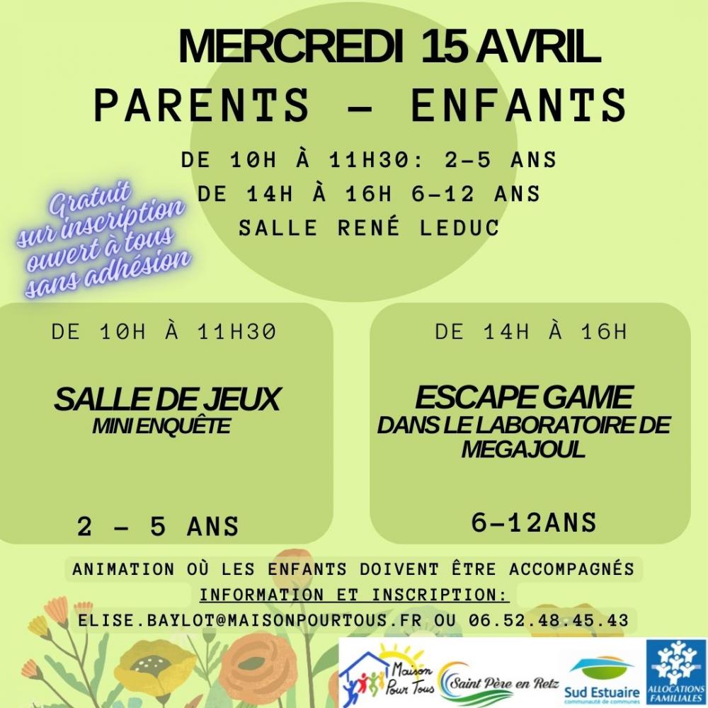 Animations parents/enfants Animations parents/enfants